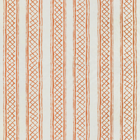 Lee Jofa MILOS STRIPE TERRACOTTA Fabric