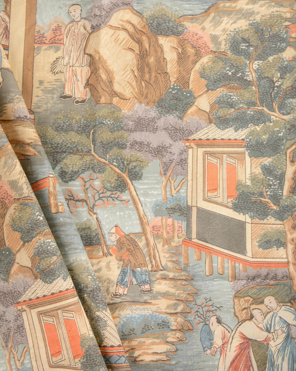 Lee Jofa TARIM RIVER PRINT MULTI Fabric