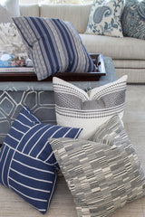 Kravet LULE STRIPE INDIGO Upholstery Fabric