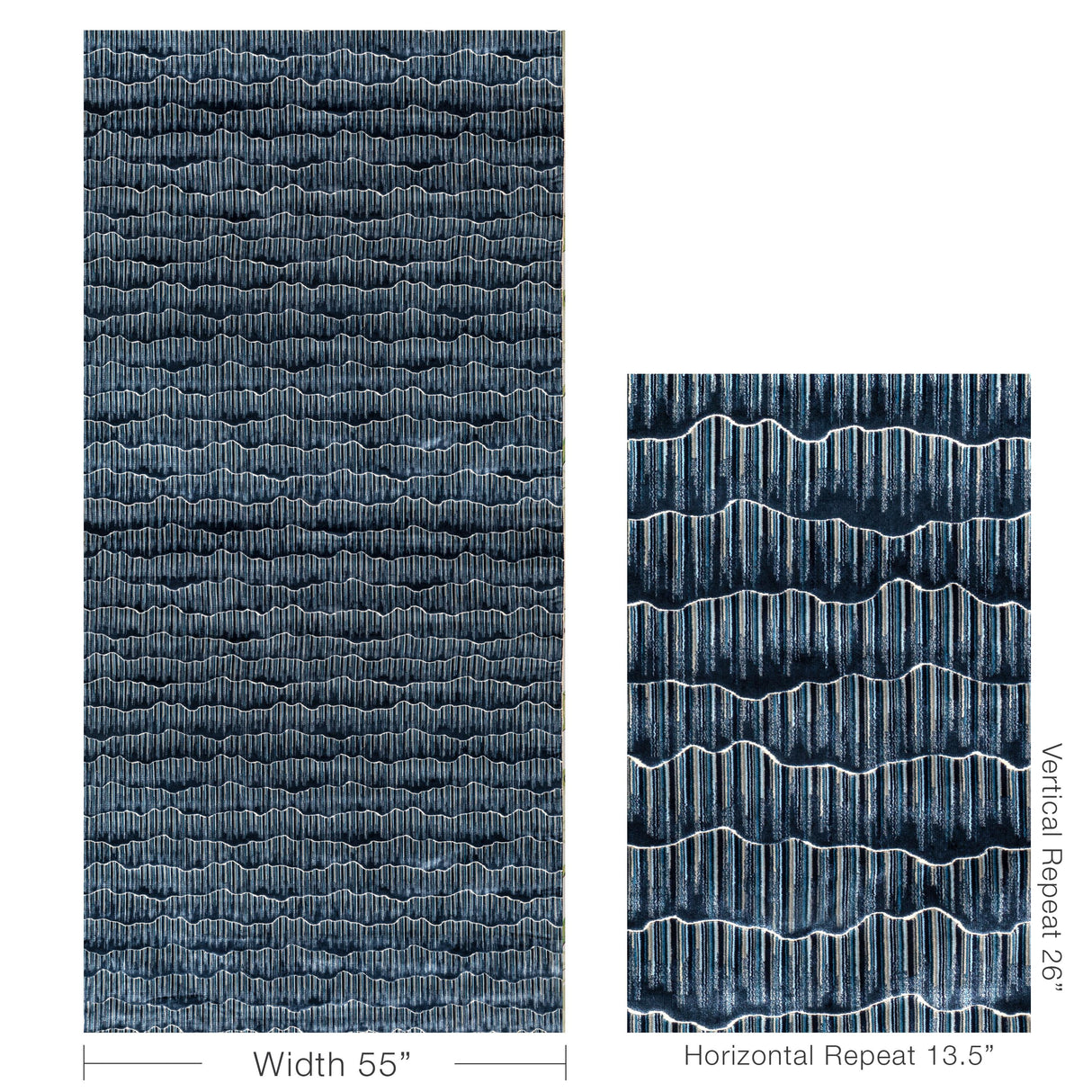 Kravet MOUNTAINSCAPE INDIGO Upholstery Fabric