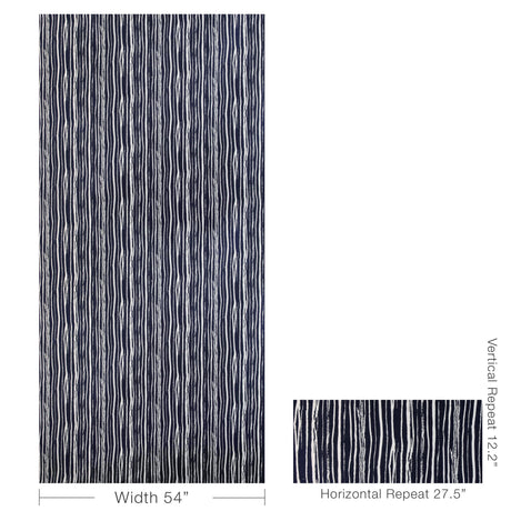 Donghia BRANCHING OUT INDIGO Upholstery Fabric