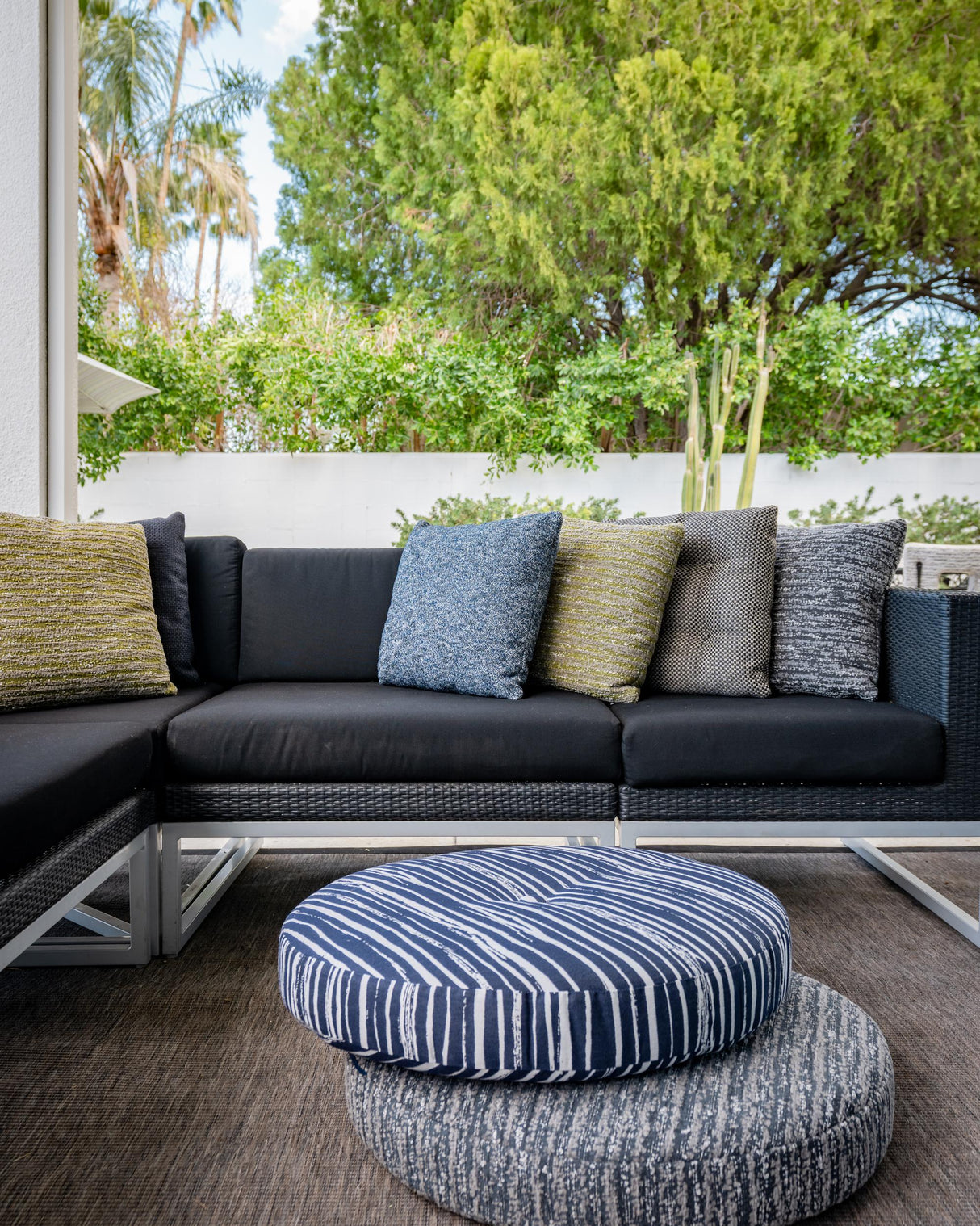 Donghia BRANCHING OUT INDIGO Upholstery Fabric