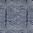 Brunschwig & Fils LE ZEBRE EMB NAVY Fabric
