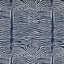 Brunschwig & Fils LE ZEBRE EMB NAVY Fabric