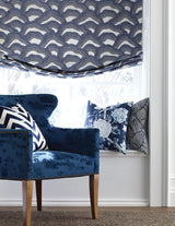 Brunschwig & Fils LA PAGODE VELVET NAVY Upholstery Fabric