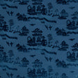 Brunschwig & Fils LA PAGODE VELVET NAVY Upholstery Fabric