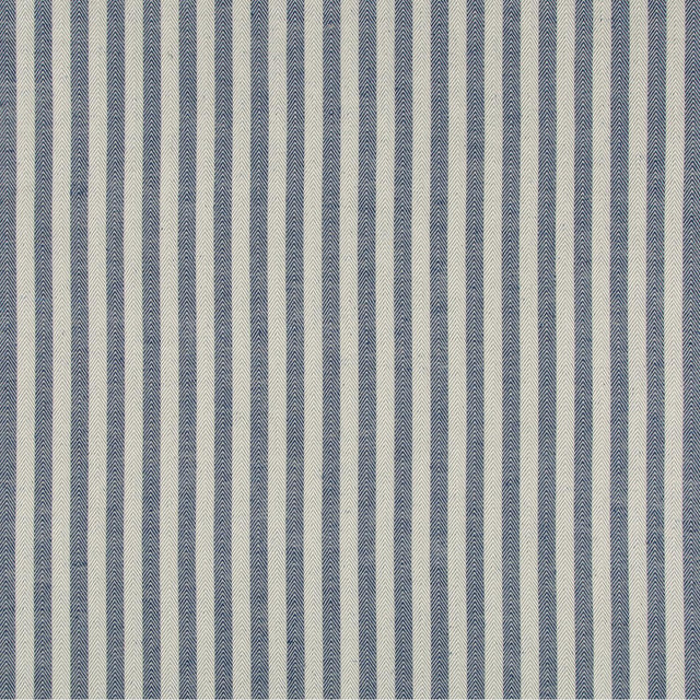 Brunschwig & Fils ROLLO STRIPE INDIGO Upholstery Fabric