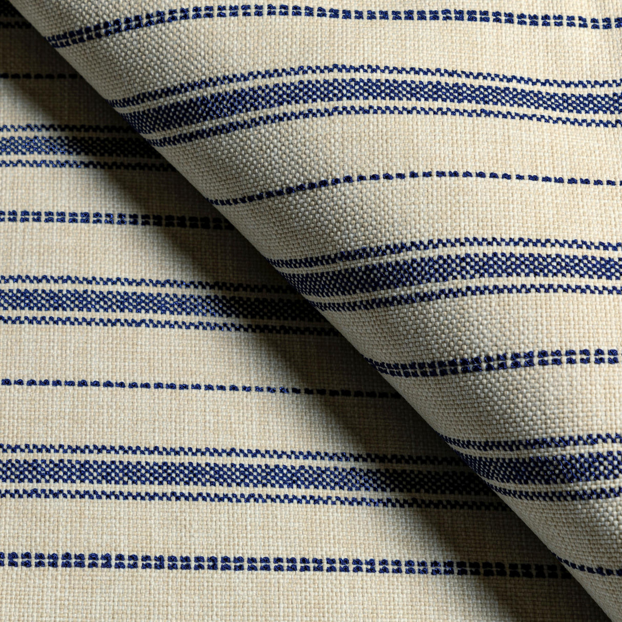 Brunschwig & Fils MONTPEZAT STRIPE NAVY Upholstery Fabric