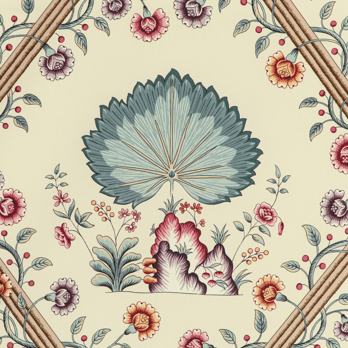 Brunschwig & Fils LOIRE PRINT JEWEL Fabric