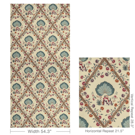 Brunschwig & Fils LOIRE PRINT JEWEL Fabric