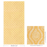 Brunschwig & Fils MARINDOL PRINT CANARY Fabric