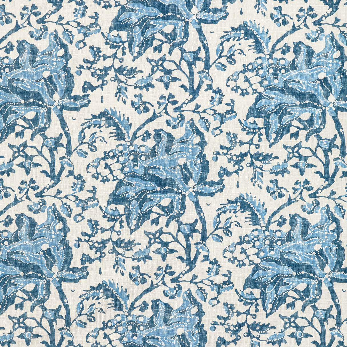 Brunschwig & Fils WEYMOUTH PRINT INDIGO Fabric