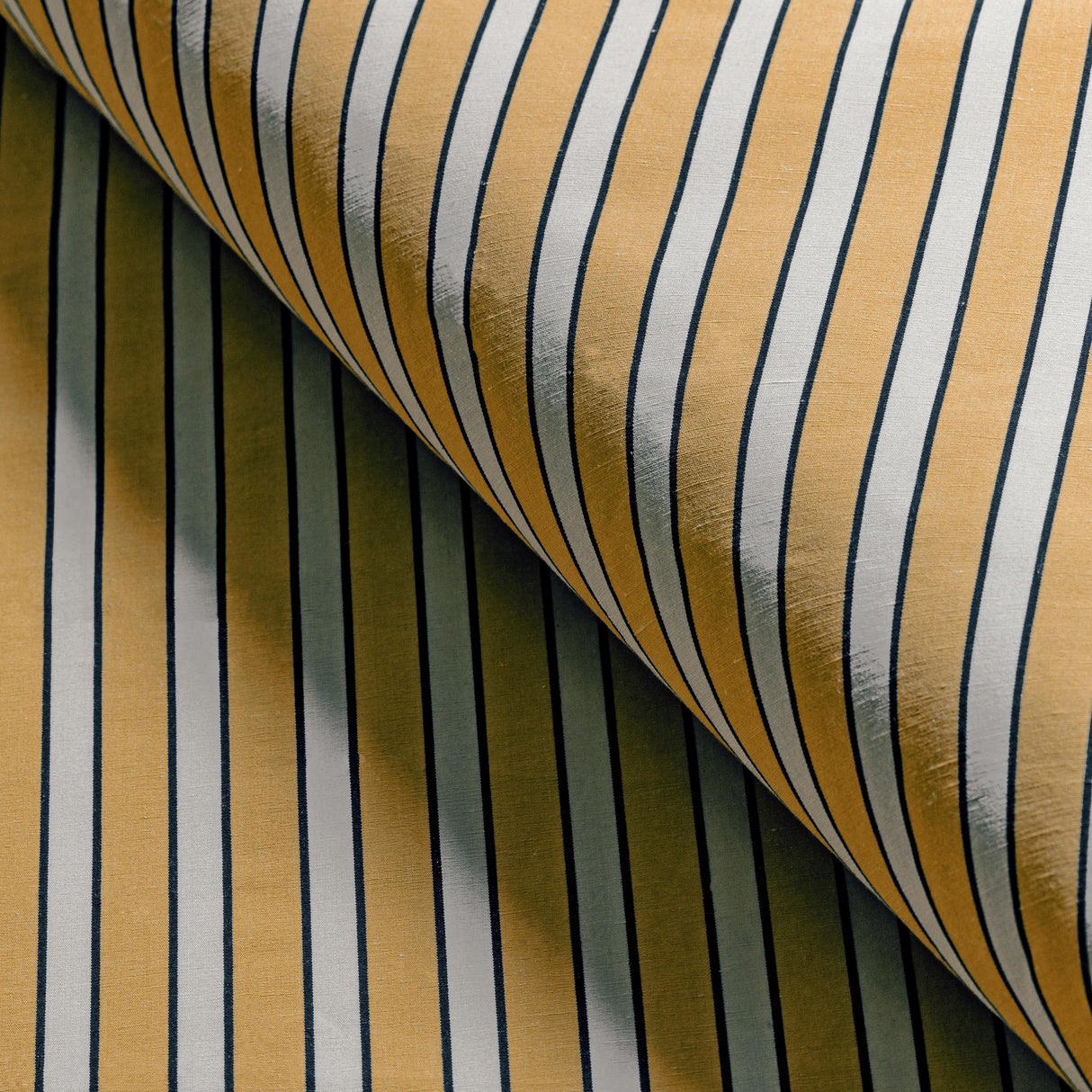 Brunschwig & Fils ROUEN STRIPE YELLOW Upholstery Fabric