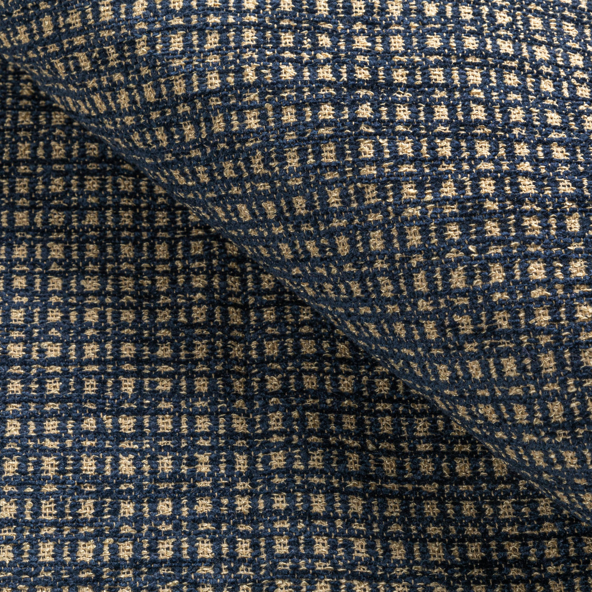 Brunschwig & Fils LANDIERS TEXTURE NAVY Upholstery Fabric