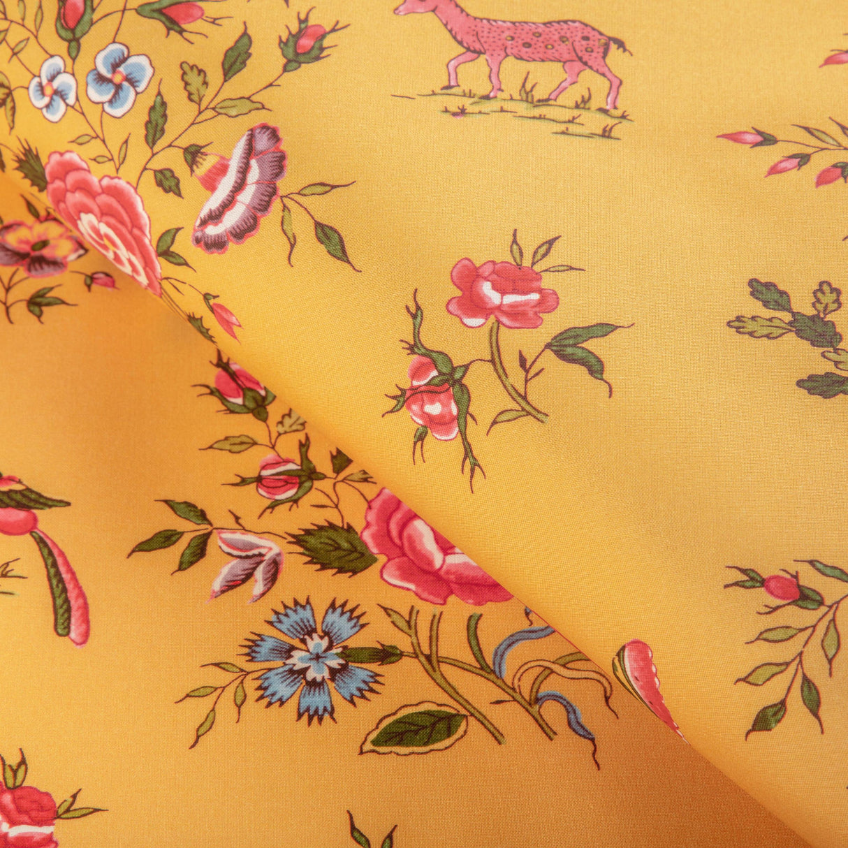Brunschwig & Fils AUREL PRINT GOLD/RED Fabric