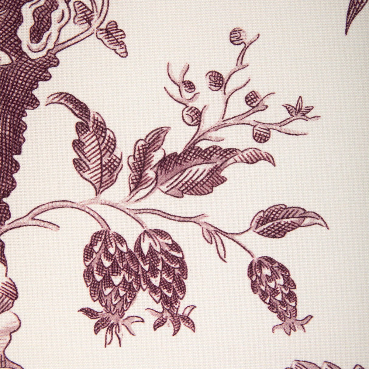 Brunschwig & Fils MARCEL PRINT AUBERGINE Fabric