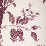 Brunschwig & Fils MARCEL PRINT AUBERGINE Fabric
