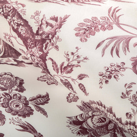 Brunschwig & Fils MARCEL PRINT AUBERGINE Fabric
