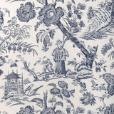Brunschwig & Fils MARCEL PRINT NAVY Fabric