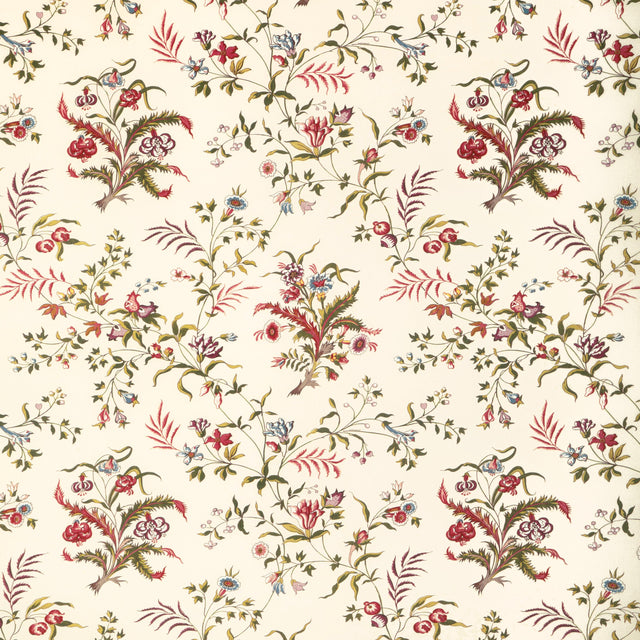 Brunschwig & Fils CHANCAY PRINT BEIGE/MULTI Fabric