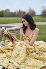 Brunschwig & Fils CHANCAY PRINT SUN/LEAF Fabric