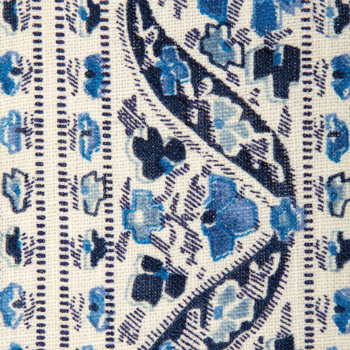 Brunschwig & Fils VISAN PRINT NAVY/SKY Fabric