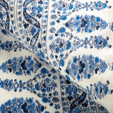 Brunschwig & Fils VISAN PRINT NAVY/SKY Fabric