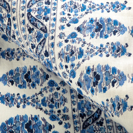 Brunschwig & Fils VISAN PRINT NAVY/SKY Fabric