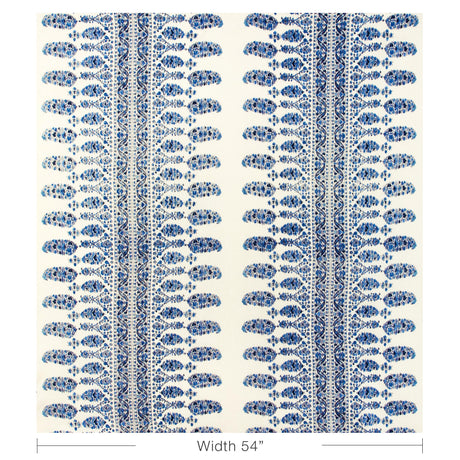 Brunschwig & Fils VISAN PRINT NAVY/SKY Fabric