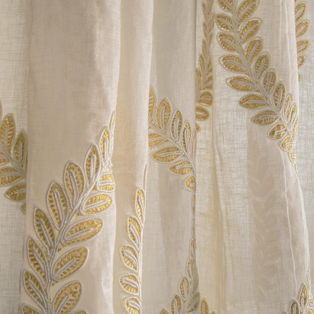 Brunschwig & Fils CAMUS SHEER YELLOW Drapery Fabric
