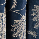 Brunschwig & Fils MAELLE EMB NAVY Drapery Fabric