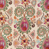 Brunschwig & Fils LAVALI EMB PLUM/MULTI Drapery Fabric