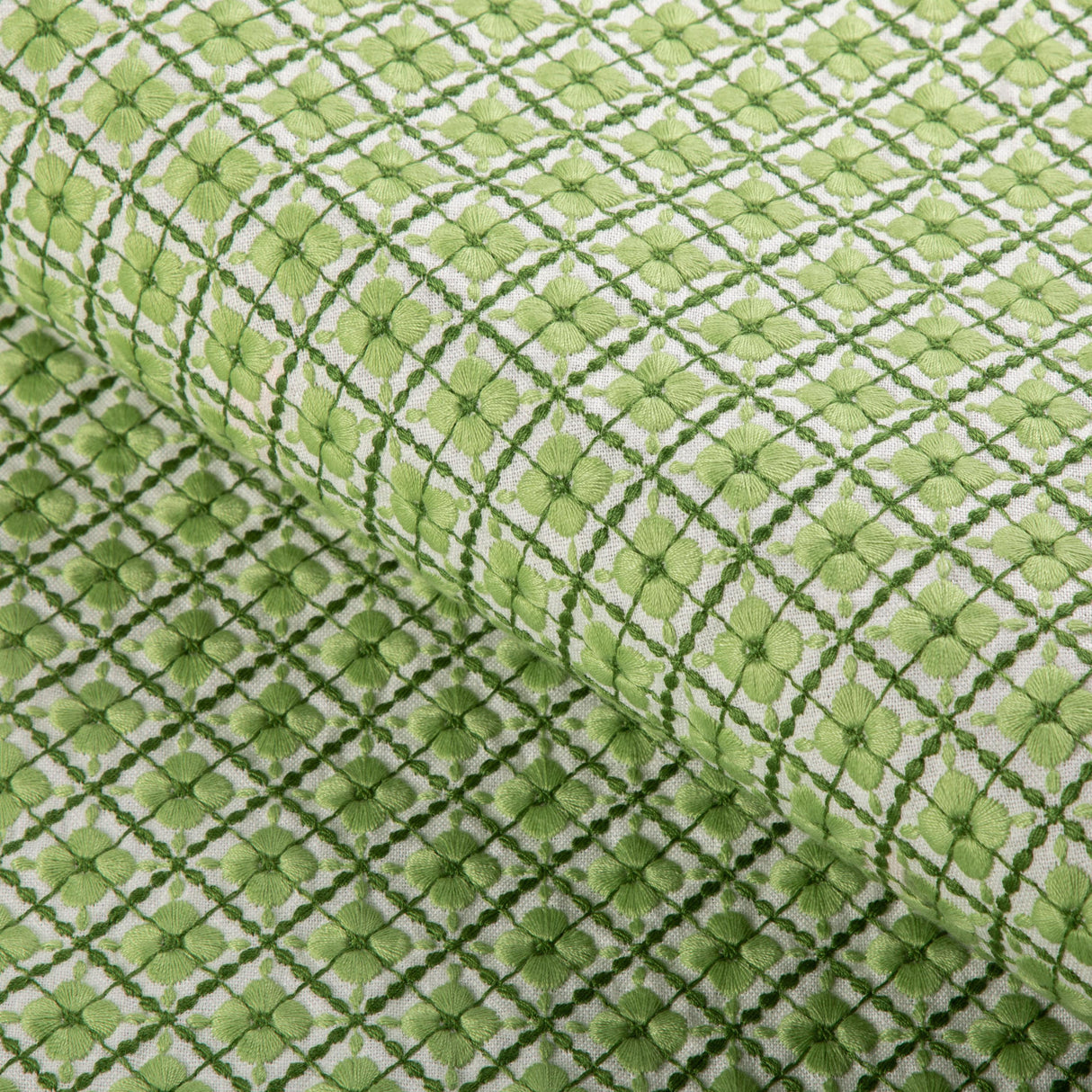 Brunschwig & Fils INES EMB LEAF Fabric
