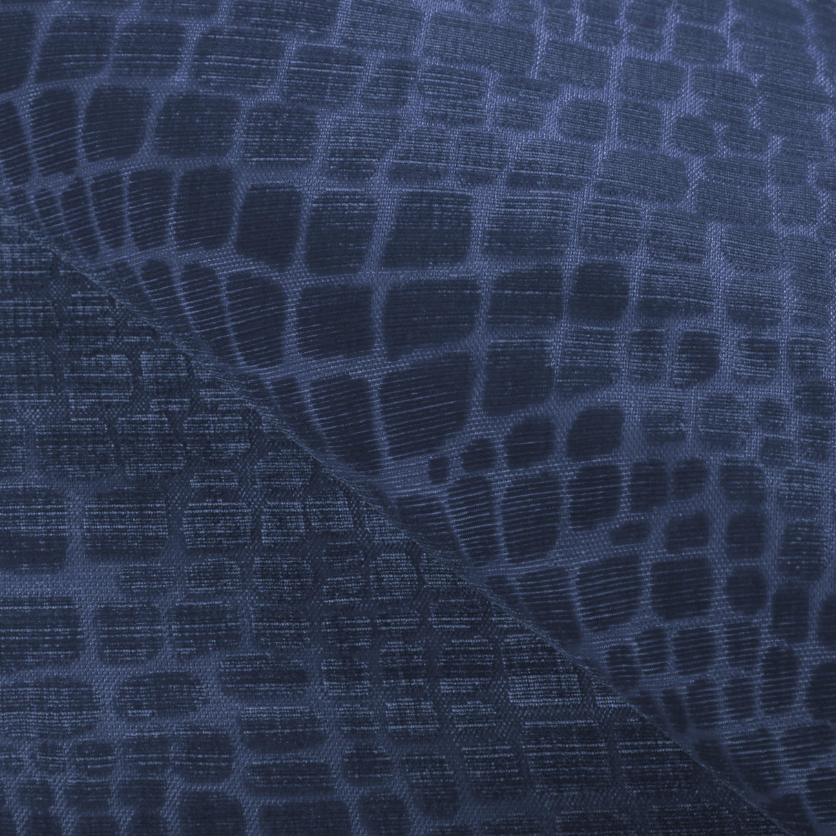 Brunschwig & Fils CROC VELVET SAPPHIRE Upholstery Fabric