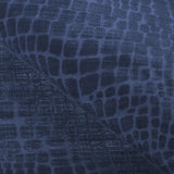 Brunschwig & Fils CROC VELVET SAPPHIRE Upholstery Fabric