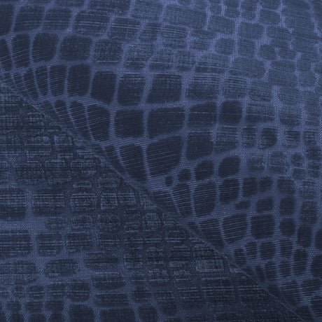 Brunschwig & Fils CROC VELVET SAPPHIRE Upholstery Fabric