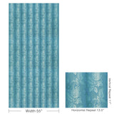 Brunschwig & Fils PRIMAVERA BROCATELLE AQUA Fabric