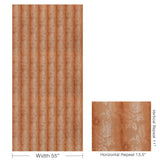 Brunschwig & Fils PRIMAVERA BROCATELLE APRICOT Fabric