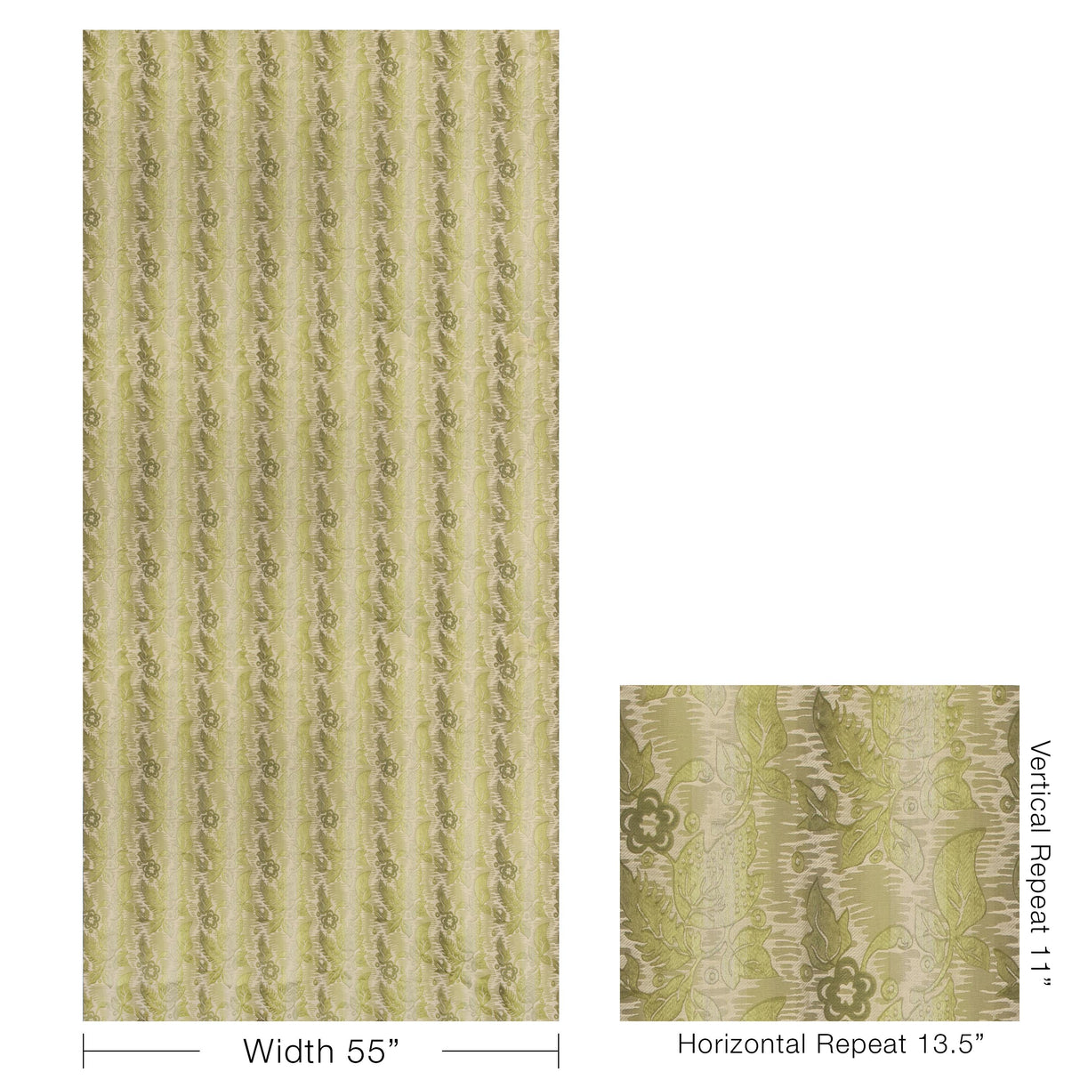Brunschwig & Fils PRIMAVERA BROCATELLE LEAF Fabric