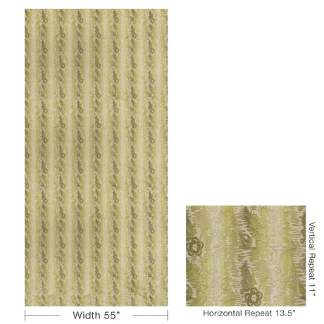 Brunschwig & Fils PRIMAVERA BROCATELLE LEAF Fabric