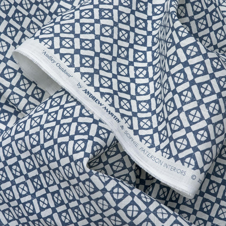 Andrew Martin AUDLEY OUTDOOR NAVY Fabric
