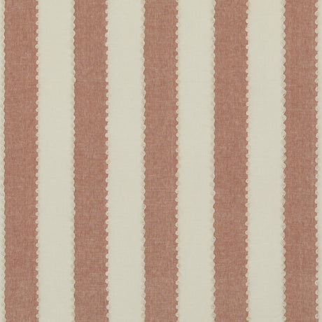 G P & J Baker ASHMORE STRIPE RED Drapery Fabric