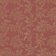 G P & J Baker CHELSEA FERN RED Drapery Fabric