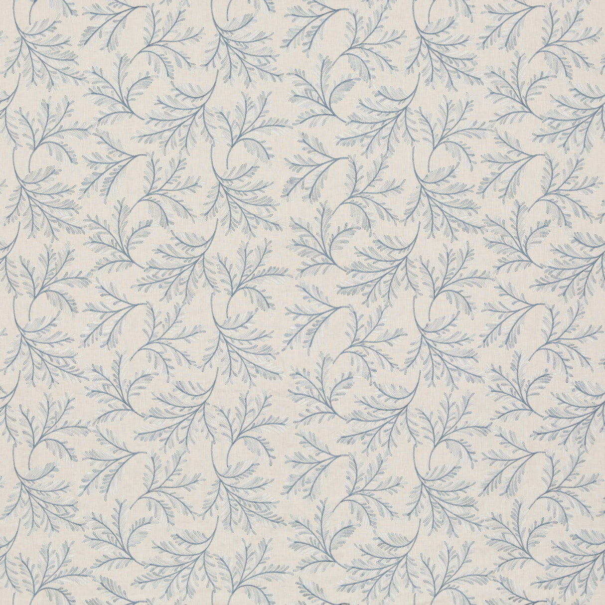 G P & J Baker CHELSEA FERN BLUE Drapery Fabric