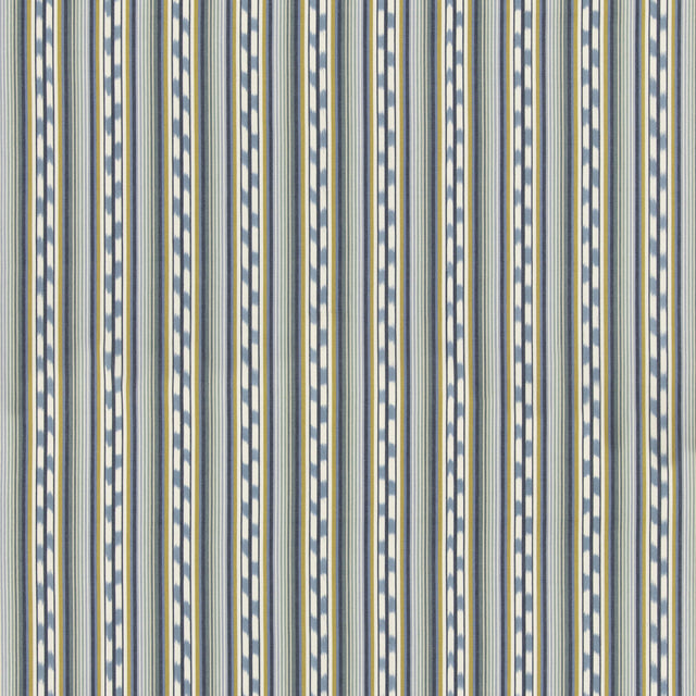 G P & J Baker HALKI STRIPE BLUE Fabric