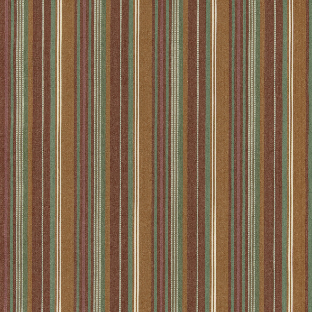 G P & J Baker PETRA STRIPE RED/GREEN Fabric