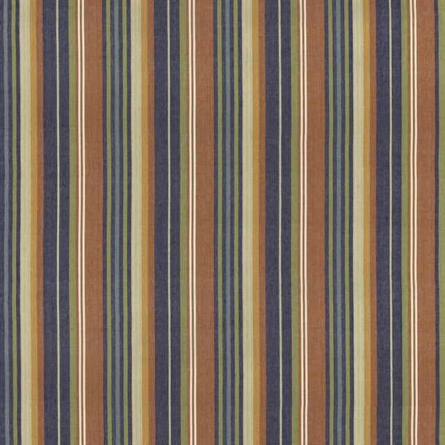 G P & J Baker PETRA STRIPE RED/BLUE Fabric