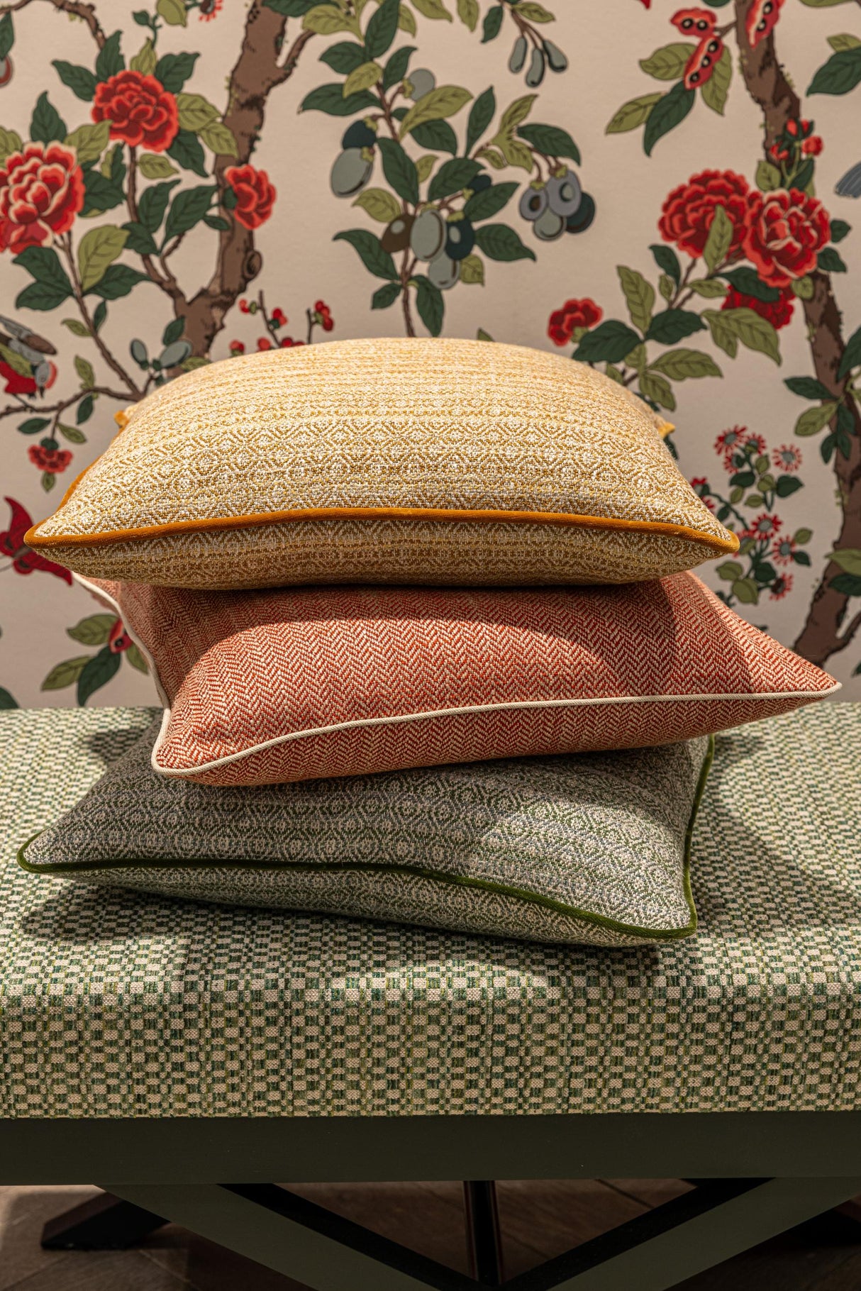 G P & J Baker SAXON OCHRE Upholstery Fabric