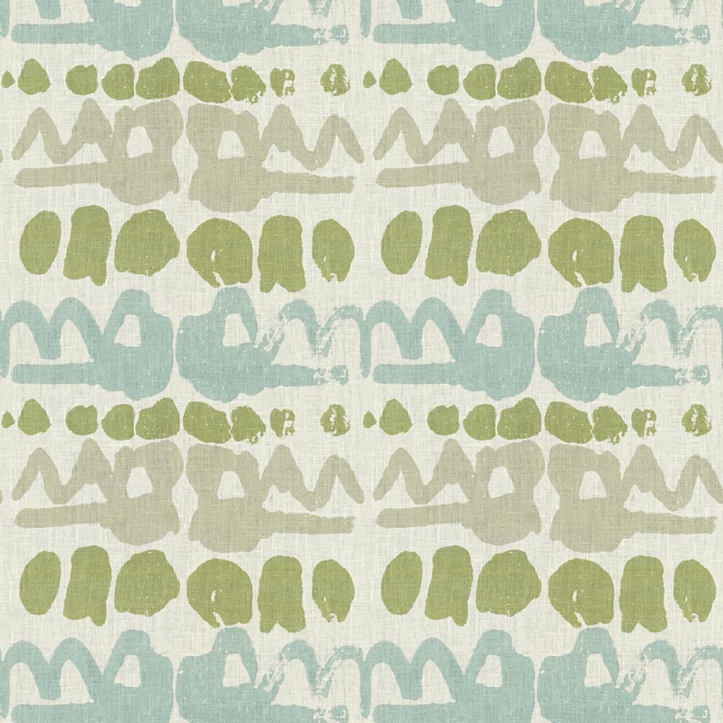 Lee Jofa ALTAMIRA GREEN/STONE Fabric
