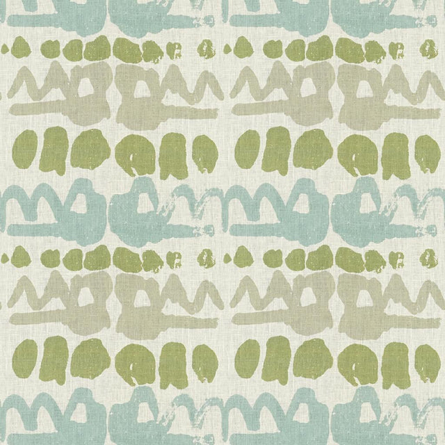 Lee Jofa ALTAMIRA GREEN/STONE Fabric